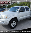 toyota tacoma 2005 silver prerunner v6 gasoline 6 cylinders rear wheel drive 5 speed automatic 77388