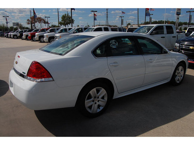 chevrolet impala 2011 white sedan ls fleet flex fuel 6 cylinders front wheel drive automatic 77090