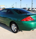 mercury cougar 2002 green coupe gasoline 6 cylinders front wheel drive automatic 75228