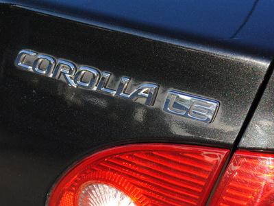 toyota corolla 2003 black sedan le gasoline 4 cylinders front wheel drive automatic 75228
