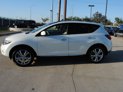 nissan murano 2009 off white suv le awd gasoline 6 cylinders all whee drive automatic 75228