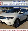 nissan murano 2009 off white suv le awd gasoline 6 cylinders all whee drive automatic 75228