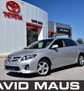 toyota corolla 2011 silver sedan s gasoline 4 cylinders front wheel drive automatic 32771