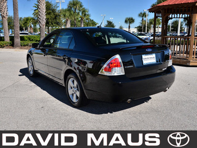 ford fusion 2007 black sedan se gasoline 6 cylinders front wheel drive automatic 32771