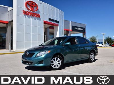 toyota corolla 2010 green sedan le gasoline 4 cylinders front wheel drive automatic 32771