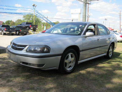 chevrolet impala 2001 silver sedan ls gasoline 6 cylinders front wheel drive automatic 77379