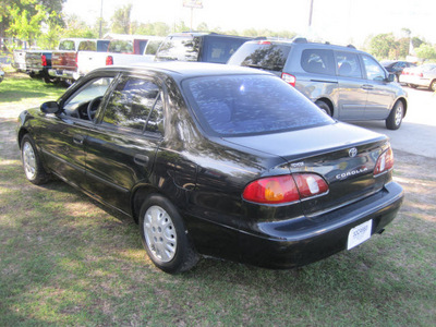 toyota corolla 2000 black sedan ce gasoline 4 cylinders front wheel drive automatic 77379