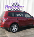 subaru forester 2010 camellia red suv 2 5x limited gasoline 4 cylinders all whee drive automatic 80905
