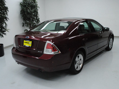 ford fusion 2006 red sedan v6 se gasoline 6 cylinders front wheel drive automatic 91731