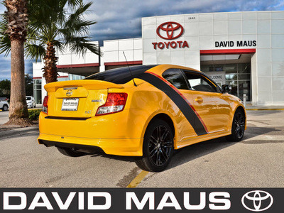 scion tc 2012 yellow coupe release series 7 0 gasoline 4 cylinders front wheel drive 6 speed manual 32771