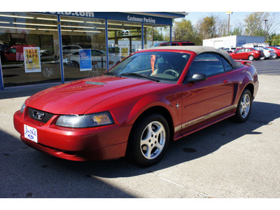 ford mustang 2002 red deluxe gasoline 6 cylinders rear wheel drive automatic 47172