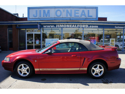 ford mustang 2002 red deluxe gasoline 6 cylinders rear wheel drive automatic 47172