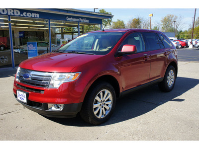 ford edge 2007 red suv sel plus gasoline 6 cylinders front wheel drive automatic 47172