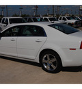 chevrolet malibu 2011 white sedan lt gasoline 6 cylinders front wheel drive automatic 77090