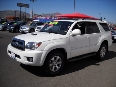 toyota 4runner 2007 white suv gasoline 6 cylinders rear wheel drive automatic 79925