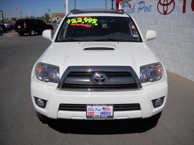 toyota 4runner 2007 white suv gasoline 6 cylinders rear wheel drive automatic 79925