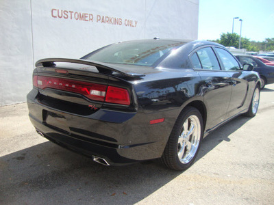 dodge charger 2011 black sedan r t gasoline 8 cylinders rear wheel drive automatic 33157