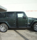 jeep wrangler unlimited 2012 green suv sahara gasoline 6 cylinders 4 wheel drive automatic 33157