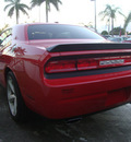 dodge challenger 2010 dk  red coupe srt8 gasoline 8 cylinders rear wheel drive automatic 33157