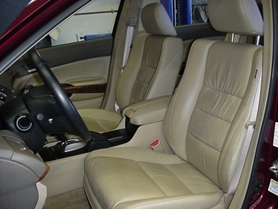 honda accord 2009 burgundy sedan ex l v6 gasoline 6 cylinders front wheel drive automatic 06019