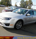 ford fusion 2012 silver sedan sel gasoline 4 cylinders front wheel drive automatic 98032