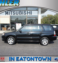 subaru forester 2007 obsidian black suv 2 5 x sports gasoline 4 cylinders all whee drive automatic 07724