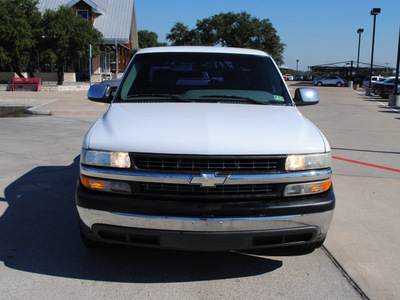 chevrolet silverado 1500 1999 white pickup truck ls gasoline v8 rear wheel drive automatic 76087