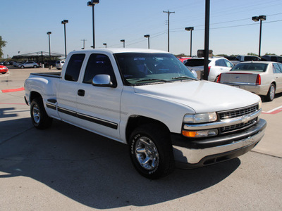 chevrolet silverado 1500 1999 white pickup truck ls gasoline v8 rear wheel drive automatic 76087