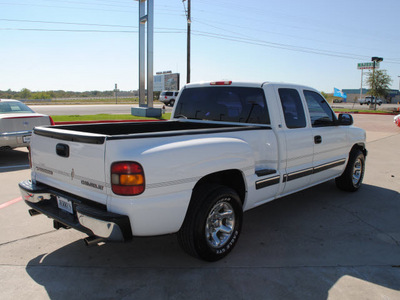 chevrolet silverado 1500 1999 white pickup truck ls gasoline v8 rear wheel drive automatic 76087