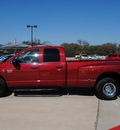 dodge ram pickup 3500 2009 red pickup truck diesel 6 cylinders 2 wheel drive automatic 76087