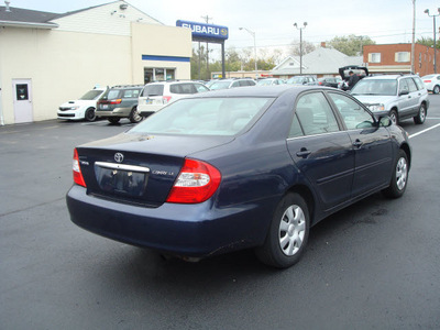 toyota camry 2003 blue sedan le gasoline 4 cylinders front wheel drive automatic 45324