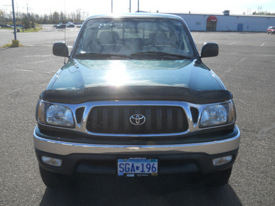toyota tacoma 2001 green sr5 trd gasoline 6 cylinders dohc 4 wheel drive automatic with overdrive 55811