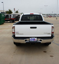 toyota tacoma 2010 white prerunner gasoline 4 cylinders 2 wheel drive 5 speed manual 76108