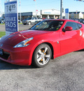 nissan 370z 2009 red coupe touring gasoline 6 cylinders rear wheel drive automatic 45840