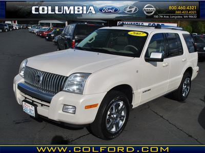 mercury mountaineer 2007 white suv premier gasoline 8 cylinders all whee drive automatic with overdrive 98632