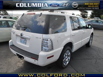 mercury mountaineer 2007 white suv premier gasoline 8 cylinders all whee drive automatic with overdrive 98632