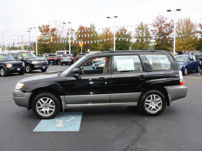 subaru forester 2006 obsidian black suv 2 5 x l l bean edition gasoline 4 cylinders all whee drive automatic 07701