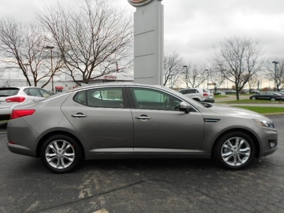 kia optima 2012 gray sedan ex gasoline 4 cylinders front wheel drive 6 speed automatic 43228