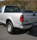 ford f 150 2002 silver pickup truck gasoline 8 cylinders 4 wheel drive automatic with overdrive 13502