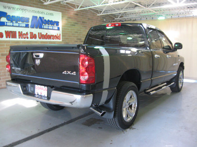 dodge ram 1500 2007 black big horn edition gasoline 8 cylinders 4 wheel drive automatic with overdrive 44883