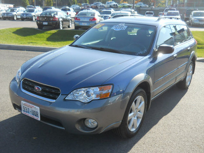 subaru outback 2006 blue wagon gasoline 4 cylinders all whee drive 5 speed manual 99212