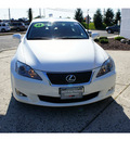 lexus is 250 2009 white sedan nav gasoline 6 cylinders all whee drive 6 speed automatic 07724