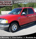 ford f 150 2002 red xlt gasoline 8 cylinders rear wheel drive automatic 77388