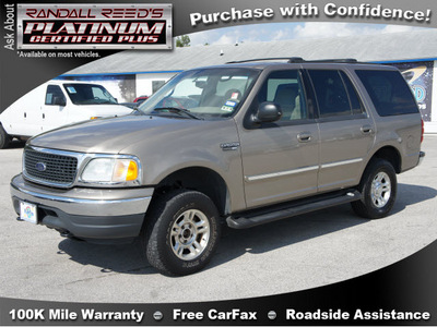 ford expedition 2002 beige suv xlt gasoline 8 cylinders 4 wheel drive automatic 77388