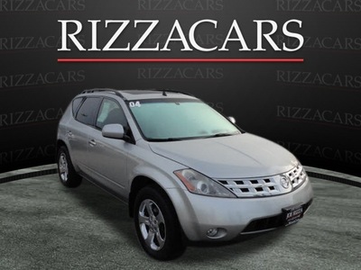 nissan murano 2004 silver suv sl awd gasoline 6 cylinders all whee drive automatic with overdrive 60546