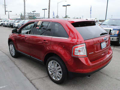 ford edge 2008 red suv limited gasoline 6 cylinders front wheel drive automatic 91010