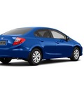 honda civic 2012 blue sedan lx gasoline 4 cylinders front wheel drive 5 speed automatic 98632