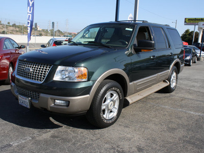 ford expedition 2003 green suv eddie bauer gasoline 8 cylinders sohc 4 wheel drive automatic with overdrive 94010
