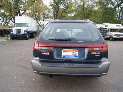 subaru legacy 1999 deep sapphire wagon outback gasoline 4 cylinders all whee drive 5 speed manual 80911