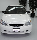 honda civic 2004 white coupe lx gasoline 4 cylinders front wheel drive automatic 91731